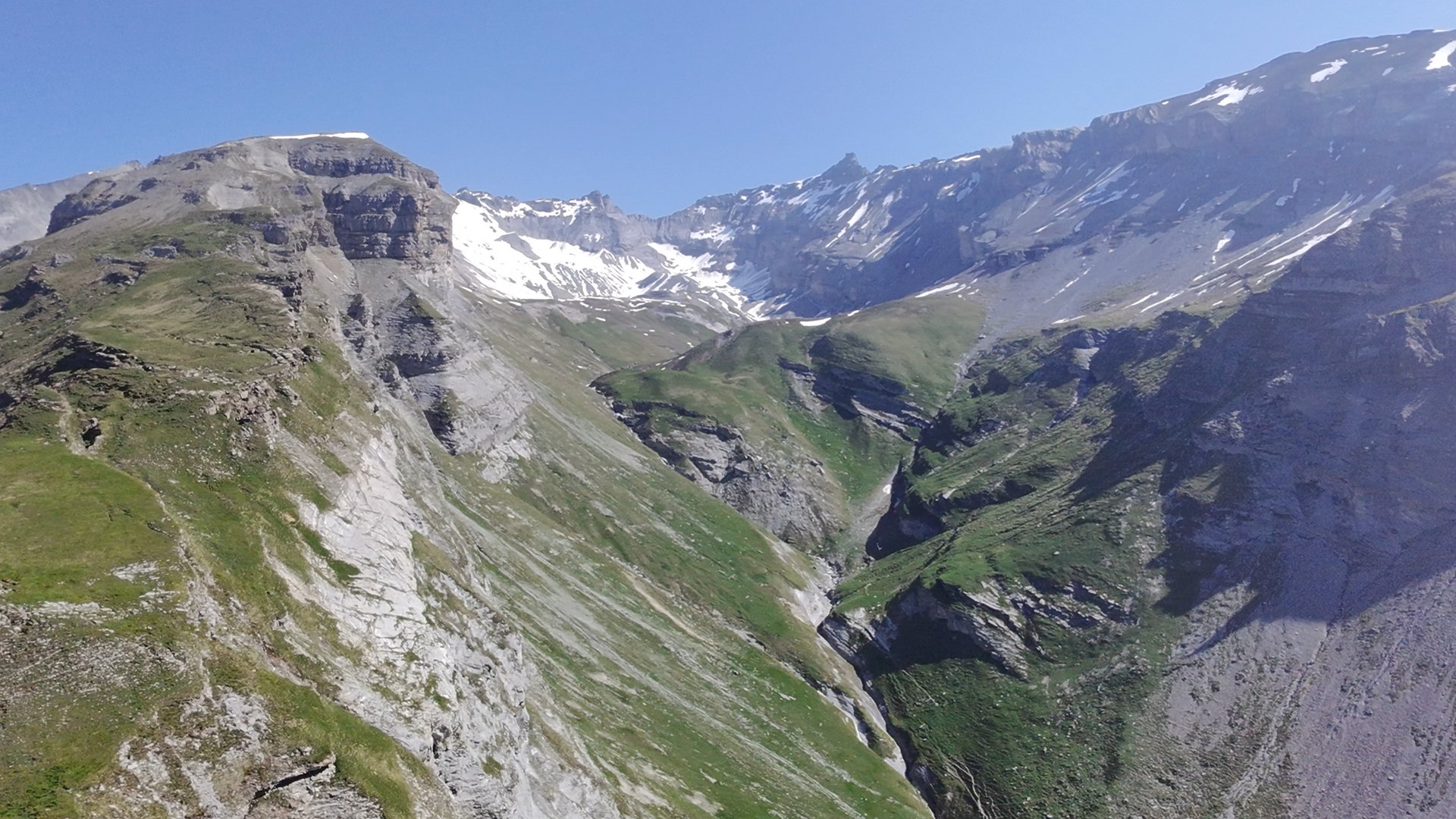 Alp Culm Lavadignas mit Mirutta, Glaserhorn, Ringelspitze und Ringelboden