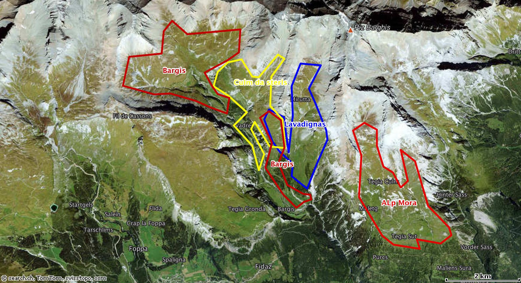 Übersicht Trinser Alpen